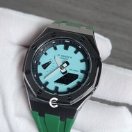 《改裝訂製》G-SHOCK特別限量版 男裝女裝手錶鋼錶 農家橡樹 Casioak Casio G Shock Special Limted Edition GA2100 Luxury Men Ladies Watch 44mm