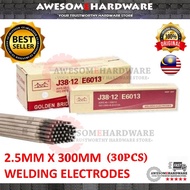 (30PCS) 12# 2.5MM GOLDEN BRIDGE E6013 WELDING ROD WELDING ELECTRODES ROD UBAT WELD