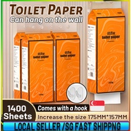 1400 Sheets Hanging Toilet Paper 4 Ply 175MM*157MM 1400Ply/Pack Tissue Paper/Toilet Tissue/Toilet Pa