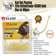 Kail Pancing Box ELITO AKITAKITSUNE 1030R Isi 60pcs (No.1-15) Blue / Gold - Toms Fishing