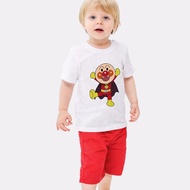 Anpanman Print KidsT-Shirt Cartoon Children Tops Anpanman  Clothes Baby Boys Tshirt