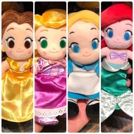 港迪 nuiMOs 正品代購 迪士尼 公主 公仔 貝兒 美人魚 長髮公主 茉莉公主 Disney Ariel Jasmine Belle Softed Toy Plush