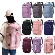 3 Ways Carry Duffel Backpack Water Resistant Wet Pocket Shoes Compartment Travel Outdoor Beg Duffle