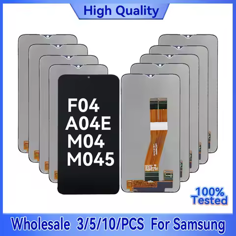 Wholesale 5/10 Pieces/Lot For Samsung M04 F04 M045 A04E Screen Lcd Display With Touch Assembly SM-M0