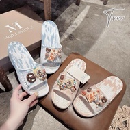 HMD - HMD - Colorful Slippers with Cute Ticker