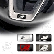 3D Small Metal F Sport Logo Car Steering Wheel Emblem Sticker Interior Decals For Lexus IS200 IS250 