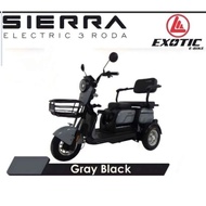 Promo terbatas Sepeda Listrik Roda 3 Exotic Sierra Electrik Bike