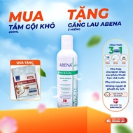 [Tặng kèm 5 găng lau] Dầu gội tắm khô Abena 200ml giúp làm sạch dịu nhẹ an toàn cho da - Nhập Khẩu Đ