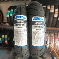 Irc Outer Tires 1 SET Size 100/90-12 & 110/90-12 TUBELESS For The Tire Of The TUBELESS