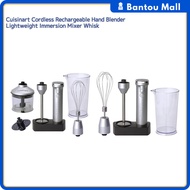 Cuisinart Cordless Rechargeable Hand Blender Lightweight Immersion Mixer WhiskDirect from JAPAN
