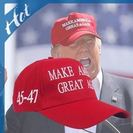 New Hot Trump 2024 MAGA RED Hat 45-47 Baseball Cap Make America Great Again Hats & Caps
