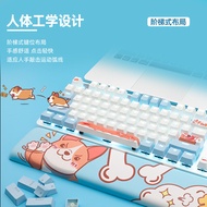 [SF Free Shipping] Daryou EK815 Double Color Matching Theme Mechanical Keyboard Game Office Wired Gr