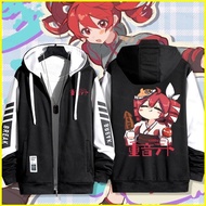 YT2 UTAU VOCALOID Kasane Teto Hooded cardigans sweatshirts women jackets outerwear coat YT2