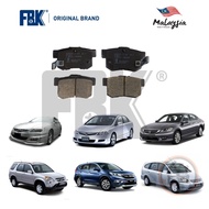 Disc Brake Pad Rear - Honda Accord SDA Civic SNB TRO CR-V S9A TOA TFA Stream Odyssey FBK