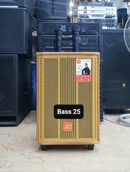 Loa kéo Karaoke Bluetooth JBZ J8: Phiên bản 2022 Bass 25 Hàng chính hãng tiếng hay Có 2 Micro không 
