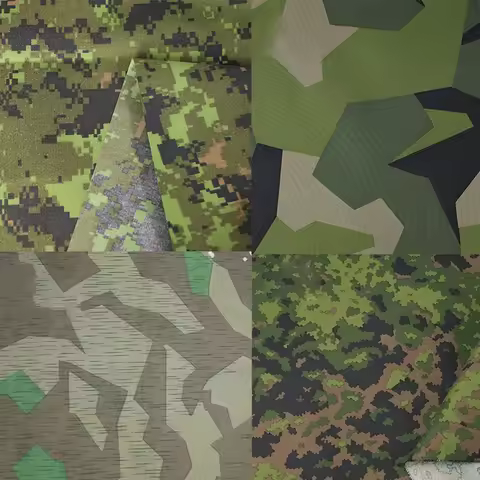 500D Nylon MCTP Multicam Camouflage Fabric British DPM Split Waterproof High-strength Wear-resistant