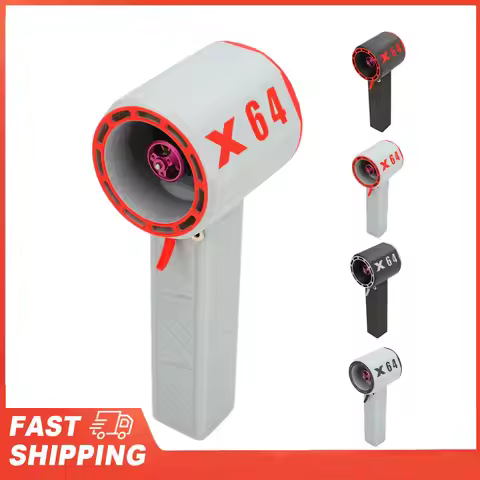 X64 Electric Dust Blower Brushless Motor 11 Blade 64MM Powerful Turbofan Stepless Adjustable Recharg
