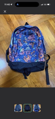 Gregory 絕版花紋18L 橙花