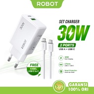 ROBOT CHARGER TYPE C-TYPE C 30W RT-P30S -06113