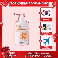 ★Foodaholic★ Multi Sun Cream Pump SPF50+PA+++ 250ml TOPKOREA Shipping from korea