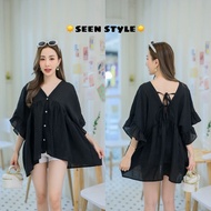 Sawako Clothes Sawako Outfit Lace Sleeve Off Shoulder Top Blouse ️Seen Style-lullaby Ruffled Sleeve 