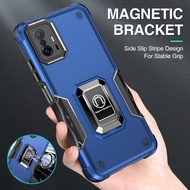 Heavy Duty Shockproof Cover For Xiaomi 11T Pro Case Xiomi Mi 11TPro Mi11T 11 T T11 5G Car Magnetic Holder Stand Armor Hard Coque