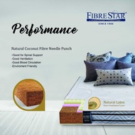 (Limited edition)Fibre Star 8" Coconut Fibre Mattress with Natural Latex - Performance