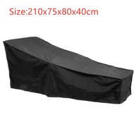 2021210D Oxford Cloth Outdoor Patio Furniture Recliner Cover Dust Cover Waterproof Protective Cover Beach Recliner Garden Supplies