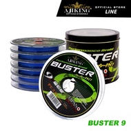 (JAPANESE MATERIAL) TALI  PANCING BENANG 9 SULAM AJIKING BUSTER X9 BRAID FISHING LINE WITH HIGH QUAL