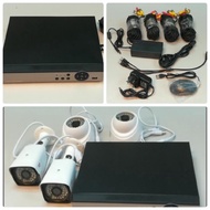 4CH AHD DVR KIT CCTV SECURITY CAMERA SYSTEM & 40;INCLUDING DVR, USB MOUSE, POWER