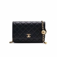 CHANEL 經典羊皮WOC - 金球黑金