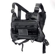 Motorcycle Cycling Chest Bag Tactical Bag Functional Vest Bag Casual Unique Men's Vest Bag Chest Bag
