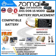 70mai Battery 1S D01 D06 M300 (COMPATIBLE) Replacement Repair 70 mai DIY Set Pro
