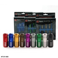 D1spec JDM Light Weight Aluminum Wheel Racing Lug Nuts M12*1.5 52mm M12*1.25 For Honda CIVIC EG EK E
