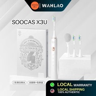 [Upgraded 2-IN-1] SOOCAS X3U Sonic Electronic Toothbrush + Face Cleansing IPX7 Waterproof X3 (Black 