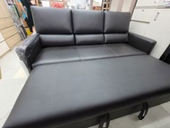三座位真皮梳化床 真皮沙發 沙發 梳化 倆位 兩座位 布梳化 床 sofa bed