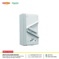 SCHNEIDER KAVACHA WHT35 440V 35A TRIPLE POLE ISOLATOR SWITCH IP66