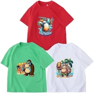 Toddler Boys' Short Sleeve Tees Cotton Casual Graphic Crewneck Summer Top Clothes T-Shirts 3 Pack,2-14Yrs