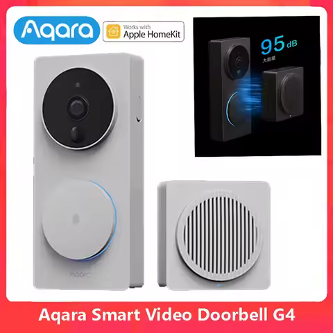 Aqara Smart Video Doorbell G4 1080P HD Pixels Visual Door Bell Smart Home Remote Control Electronic 
