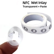 10pcs/lot Wet Inlay NFC Tag Nfc213 Label 213 Stickers Tags Badges Lable Sticker 13.56mhz For Phone S