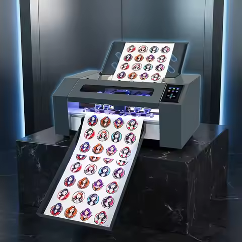 A3 A4 A3+ Auto Feeding Sticker Sheet Cutter Plotter Adhesive Sticker Label Cutter Digital Die Cutter
