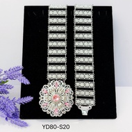Antique Thai Belt With Big Head Luxurious Costume Accessories Adding Elegance To Your Outfit.