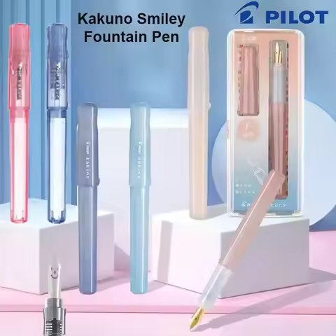 PILOT kakuno Fountain Pen,Multi-Colors Dreamy/Smile Family Series 0.4~0.7mm Nib Writing Calligraphy 