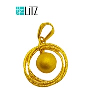 LITZ 999 (24K) Gold Pendant EP0418 <3.28g+/->