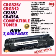 Compatible Toner 85A CE285A CE-285A CE 285A 35A CB435A CB-435A Compatible Canon 325 Cartridge