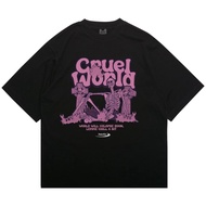 Black Oversized T-shirt - Cruel - HECTIC