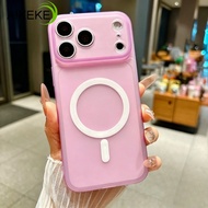 Simple Clear Magnetic Phone Case For Vivo Y300 Pro Plus Y300i Y300T Y200 Y200E Y200i Y200T Y100 Y100