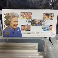 英女皇 女皇登基四十周年首日封 特別郵戳 封身冇黃 品相如圖 香港郵票首日封