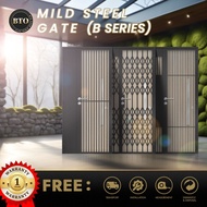 Mild Steel Main Gate, HDB Gate, BTO Resale Gate, B Series - BTO Door Pte Ltd.