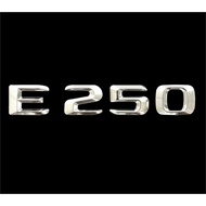 BENZ E250 15 New Style Pointed Font Word Mark Body Word Sticker Rear Box Font Font Height 23mm